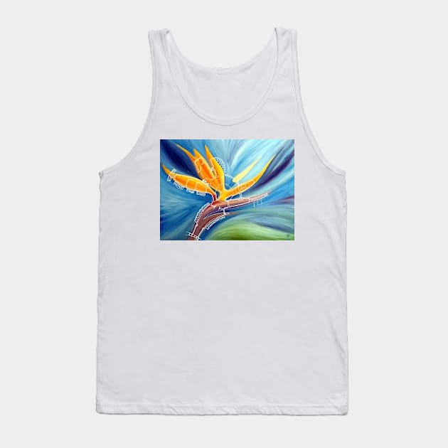 strelitzia house plan Tank Top by terezadelpilar